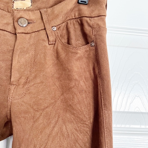 MOTHER The Looker Texas Rein Brown Tobacco Wash Pants Size 26 - Picture 3 of 9